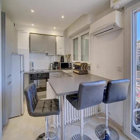 Immogroom - Cozy - Center - Ac In Living - Close To The Sea דירה קאן